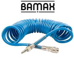 GAV Spiral Polyp Hose Blue 8mmx12mmx8m With Quick Couplers Bx15pu8-8